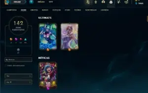 Ferro 2 com 135 Champs e 142 Skins