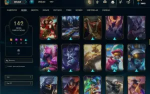 Ferro 2 com 135 Champs e 142 Skins