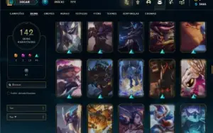 Ferro 2 com 135 Champs e 142 Skins