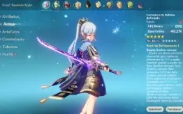 Ayaka+Cortadora +Bis Dehya +Tighnari Ar46 Conta Genshin
