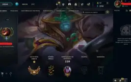 Conta League of Legends Full Acesso - 119 Champs e 62 Skins