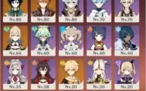 Conta Genhsin Impact AR 53 Mundo 7 /8 Personagens 5 e 1 arma