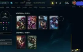 CONTA NVL 33 , 57 CHAMPS E 15 SKINS POR R$40,00 LEVE AGORA!