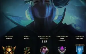 Conta nível 360 - Gold 3 - Conta criada em 2015