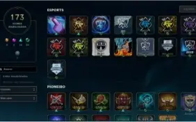 131 campeões, 117 skins, 10 páginas de runas