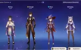 GENSHIN IMPACT - AR33 Xiao/Keqing/Zhongli/jean/mona/Qiqi