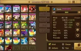 Conta Summoners War  - Bem encaminha - Mobs Bons