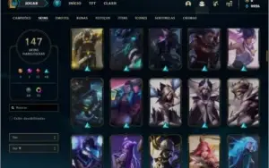 Conta Unranked com 110 champs, 147 skins ( MAIN KATARINA )