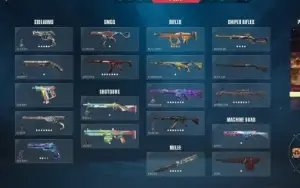 Conta Diamante Todos os atos e varias skins