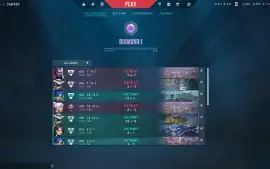 Conta Diamante Todos os atos e varias skins