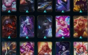 Conta 155 skins e 9k de rp de brinde 250 reais