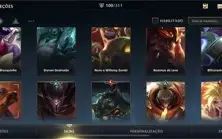Vendo conta lol wild rift com 100 skins