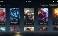 Vendo conta lol wild rift com 100 skins