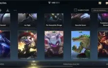 Vendo conta lol wild rift com 100 skins