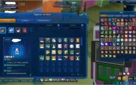 conta lv 100 com 3 jogress e varias bms 5/5