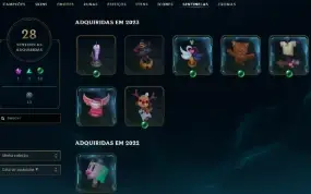 Conta League of Legends 2014