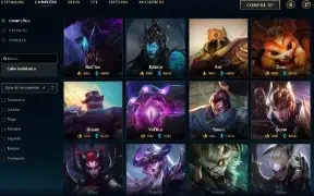 Platina 2 com 60 Champs e 30 Skins + 2340 RP
