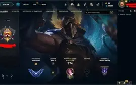 Conta de Lol diamond maior elo mestre 300pdl