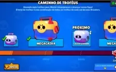 Conta 20k de trofeus Brawl stars barato