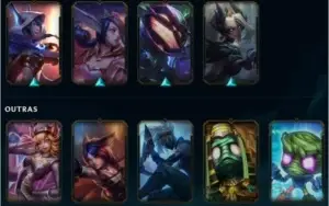 Conta Lvl 203 133 Skins