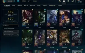 Conta ouro 4 com 109 champs e 66 skins + 2 Ultimates