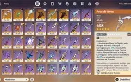 GENSHIN ACCOUNT AR 56 Ganyu -c1 Amos