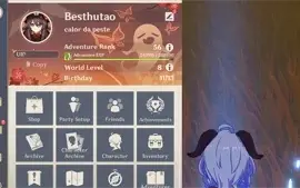 GENSHIN ACCOUNT AR 56 Ganyu -c1 Amos