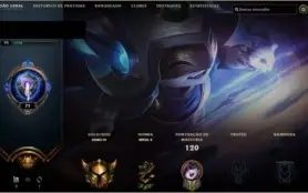 Conta Gold IV Nível 71 - 12 Skins sendo 7 raras.