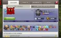 CONTA DE CLASH OF CLANS CV11 TOP WAR E FARM