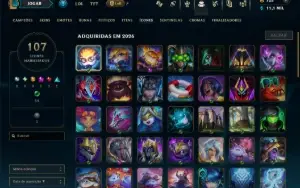 Mestre com 120 Champs e 41 Skins ( 591 PDL )