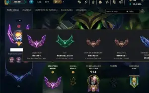 Mestre com 120 Champs e 41 Skins ( 591 PDL )