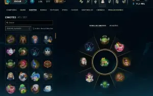 Mestre com 120 Champs e 41 Skins ( 591 PDL )