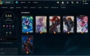 Conta de lol e valorant vinculadas + de 500 skins
