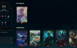 Vendo COnta LoL 92 Skins , Sem vinculo ao telefone !