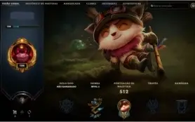 Conta League of legends beta 10+ de conta