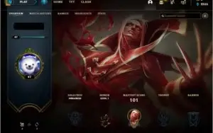 Conta de league of legends