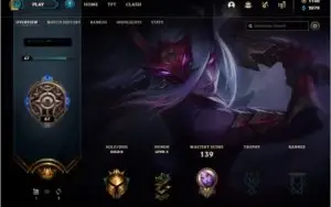Conta de league of legends