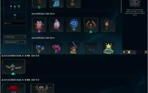 CONTA LOL - D3 ( 54 SKINS / CRIADA 2013 / LVL 194)