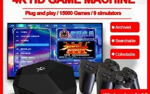 X6 duplo sem fio 2.4ghz - game console RETRO 15000