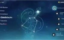 Conta Genshin impact AR 24 Klee, Qiqi C1 e atlas celestial