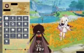 CONTA GENSHIN IMPACT - HUTAO + KAZUHA + MONA + KEQING - AR42