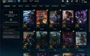 Conta platina 4 com 2 Skins e 23 Champs