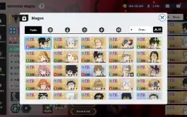 Conta Black Clover M - End Game - Todos os Magos