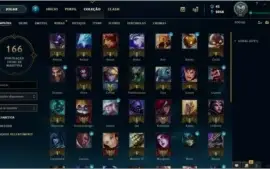 CONTA EX PRATA 1 SEM MD10 11 SKINS --QUEIMA DE ESTOQUE