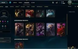 CONTA EX PRATA 1 SEM MD10 11 SKINS --QUEIMA DE ESTOQUE
