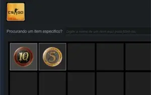 conta antiga steam 13 anos medalhas 5 e 10 anos de serviço