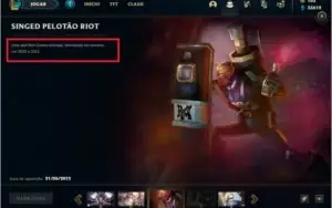 Conta unranked com Rammus Rei e Singed Pelotão Riot