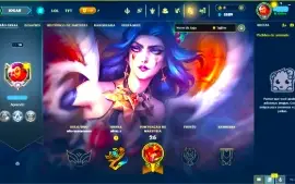 Conta Nfa + Skin Leblanc Natalina Legado + ( Smurf Barato )!