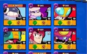 Conta Brawl Stars 19k troféus 38/40 Brawlers