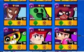 Conta Brawl Stars 19k troféus 38/40 Brawlers